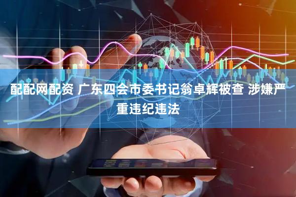 配配网配资 广东四会市委书记翁卓辉被查 涉嫌严重违纪违法